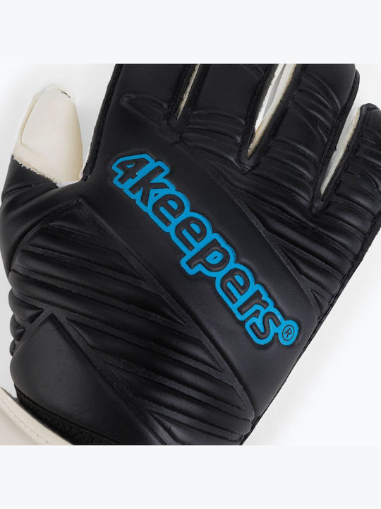 4Keepers Retro IV RF Adults Goalkeeper Gloves Black