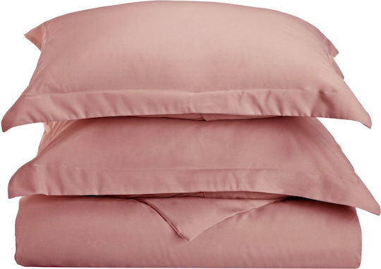Anna Riska Luxury Σεντόνι Υπέρδιπλο με Λάστιχο 160x200+25εκ. 8 Blush Pink