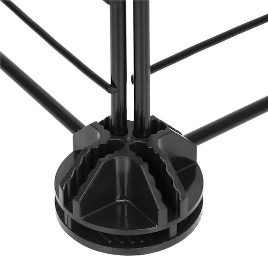 Țarc pliabil din plastic pentru câini 143x71x46 cm Negru