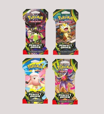 Pokemon Sleeved Booster Mega Evolution: Perfect Order (EN)