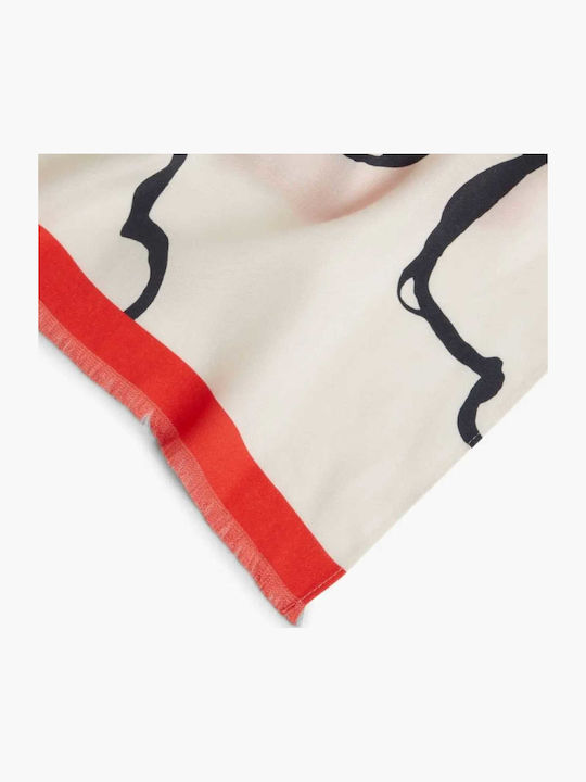 Tommy Hilfiger Γυναικείο Μεταξωτό Φουλάρι Πολύχρωμο