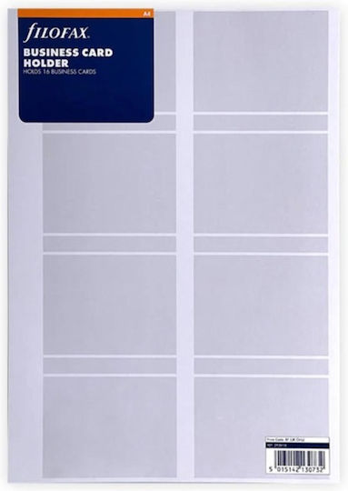 Filofax Notizbuch A4 Weiß
