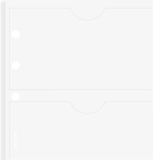 Filofax Notizbuch A4 Weiß