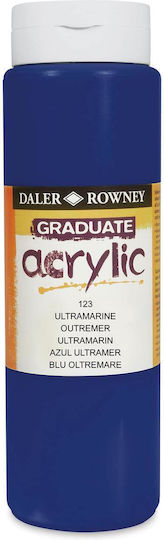 Daler Rowney Graduate Acrylic Ακρυλικό Χρώμα Ζωγραφικής Ultramarine 110 500ml