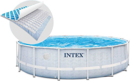 Intex Στρογγυλή Πισίνα 5.678lt Φουσκωτή