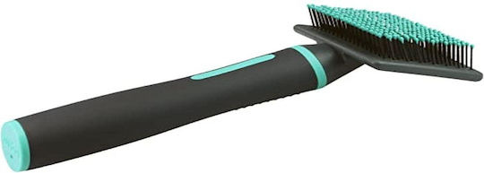 Zolux ANAH Soft Brush Small for Misc Hair Lengths for Coat Grooming Turquoise