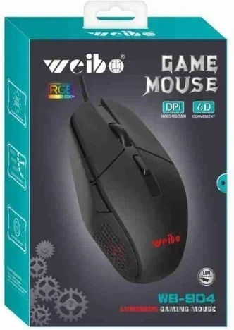 Weibo WB-904 Gaming Mouse 3300 DPI Black