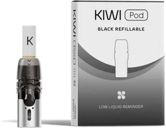 Kiwi Резервни Части Pod 2 Бройки В Черен Цвят 1.8ml С Импенданс 0.8ohm