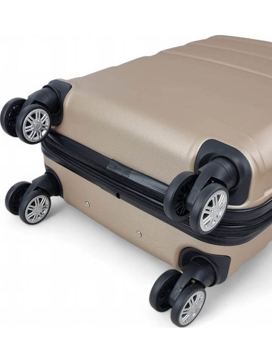 Greenwich Polo Club Cabin Hard Suitcase Gold with 4 Wheels