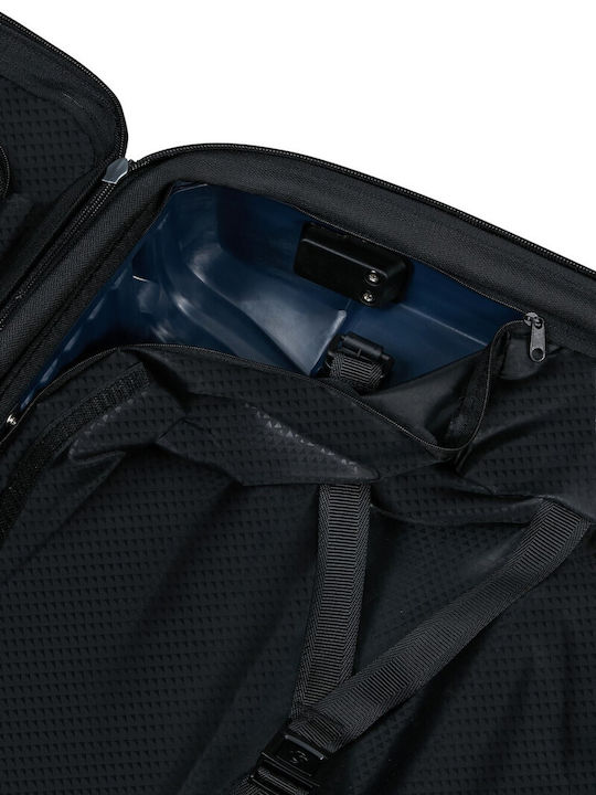 Samsonite Upscape Navy Blue Suitcase with 4 Wheels