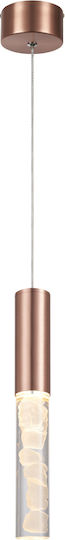 Aca Pendant Light Copper 5x5x150cm Aca Pendant Light Copper 5x5x150cm
