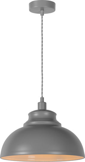 Lucide Lightning Pendant Light Gray 29x29x22cm Lucide Lightning Pendant Light Gray 29x29x22cm