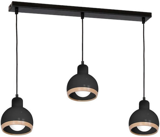 Eko Light Oval Hängelampe Schwarz