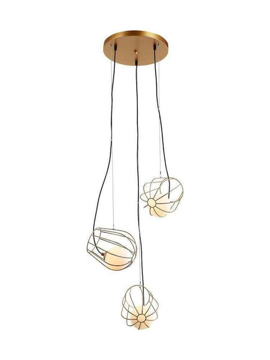 Italux Pendant Light Yellow with Socket G9 53x25cm