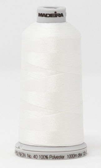 Madeira Embroidery Thread Set 10,000 M Polyester Consisting 10 Cones 1000 Meters Each