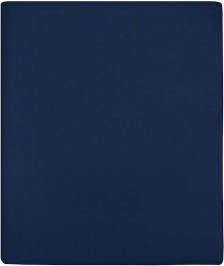 vidaXL Sheet Sets King Size with Elastic 180x200cm. Blue 2pcs