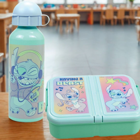 Disney Stitch Πλαστικό Παιδικό Σετ Φαγητού Lilo & Stitch 0.52lt