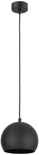 TK Lighting Κρεμαστό Φωτιστικό Μαύρο 17x17εκ.