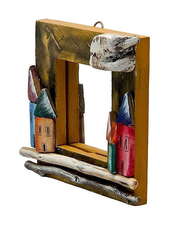 Διακοσμητικό Χώρου από Ξύλο 14x14cm