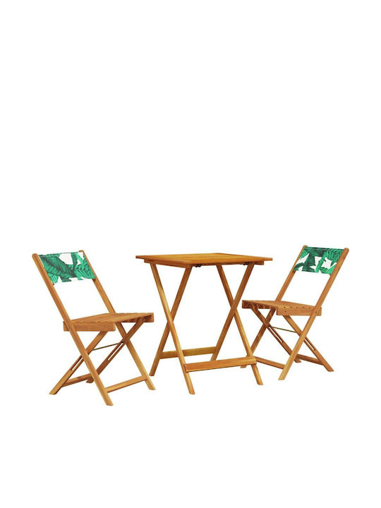 Garten- und Outdoor-Möbelsets für kleinen Raum 3 Stück Grün