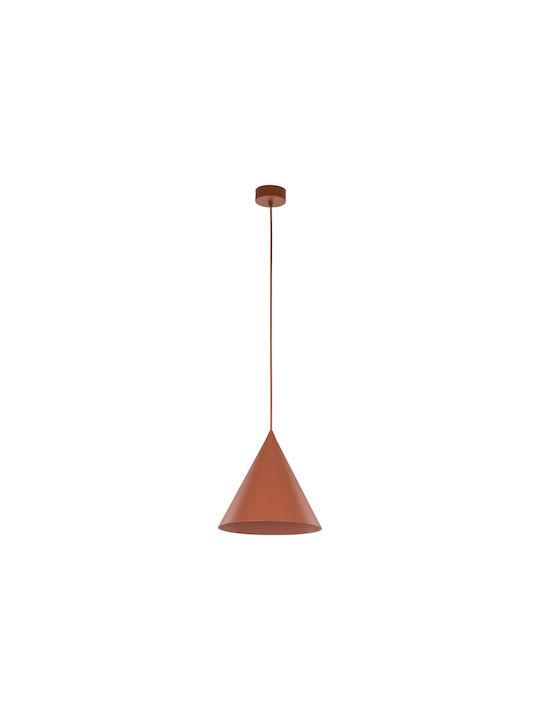 TK Lighting Висящо Осветително Тяло Меден с Цокъл E27 25x25см.