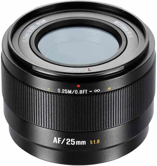 7artisans Crop Kameraobjektiv Lite Series 25mm f/1.8 Statisch für Sony E Berg Schwarz