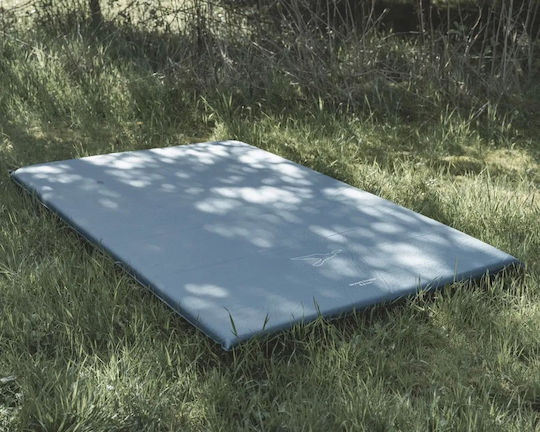 Easy Camp Self-Inflating Semi-Double Camping Sleeping Mat 75x75cm Thickness 5cm Blue