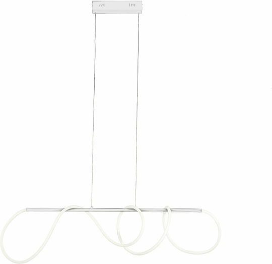 Ondaluce So.Line/Pc-Bianco Pendant Light White 80cm