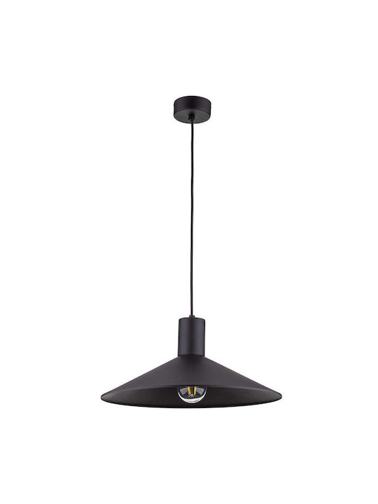 TK Lighting Pendant Light Black with Socket E27 36x155cm