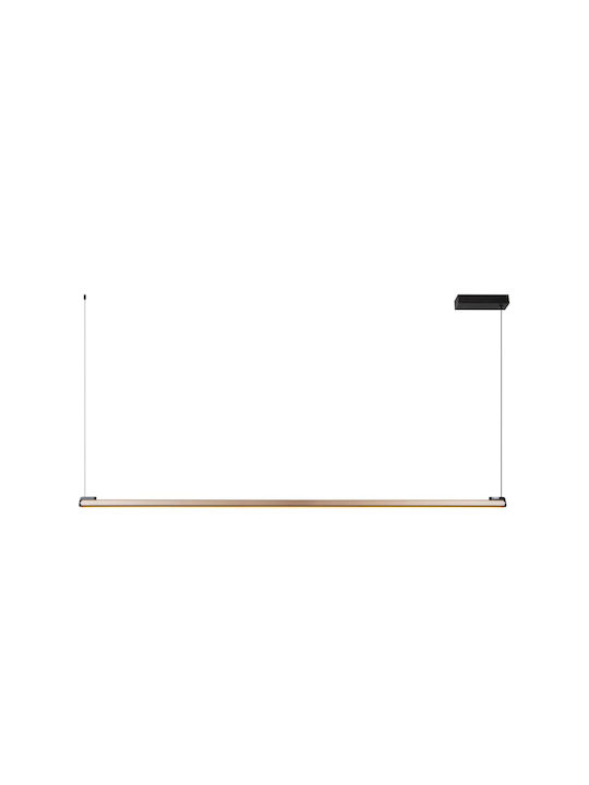Lucide Lightning Braga Κρεμαστό Φωτιστικό Καφέ LED με Ρυθμιζόμενο Λευκό Φως