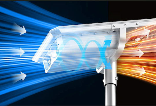 Sresky Solarleuchte Straße 4000lm mit Bewegungssensor und Fotowiderstand IP65