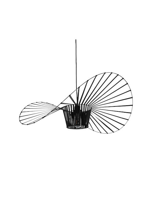 GloboStar Widow Pendant Light Black Grid with Socket E27 80x80x30cm