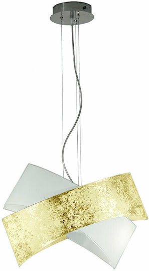 Ondaluce So.Flake/Gr-Fo Pendant Light Gold 45cm