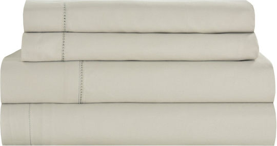 Liolios Home Monaco Σετ Υπέρδιπλο 4τμχ 245x270εκ. Taupe