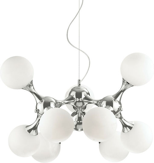 Ideal Lux Nodi SP9 Hängelampe Silber 80cm Ideal Lux Nodi SP9 Hängelampe Silber 80cm