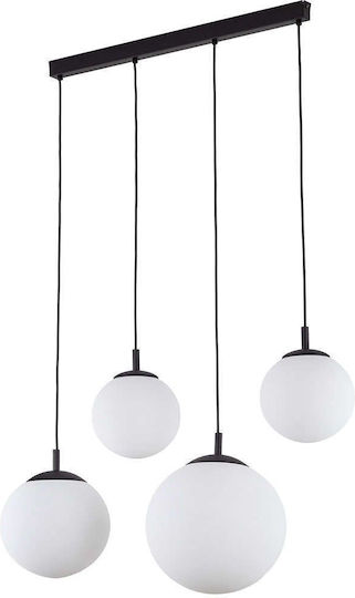 TK Lighting Висящо осветително тяло Черен 87см.