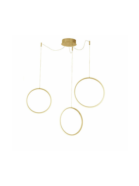 Ondaluce Circus Pendant Light Gold 40cm