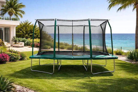 Trampolino Gymnastics Trampoline 214cm with Ladder