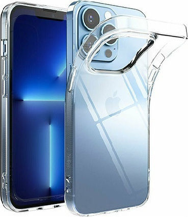 NetOne Задна корица Силикон 0.3мм Прозрачен (iPhone 13 Pro Max)