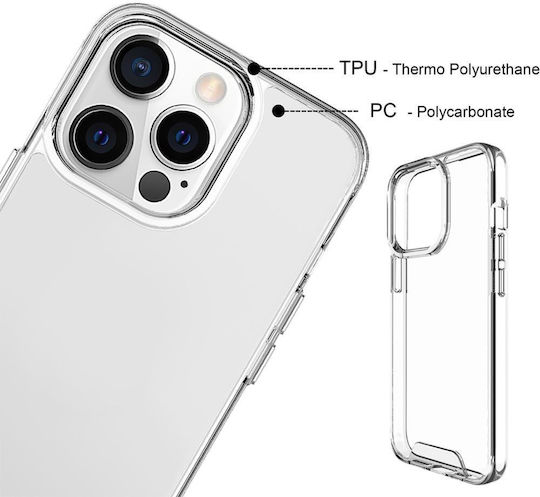 NetOne Silicone Back Cover Transparent for Redmi Note 14 Pro+