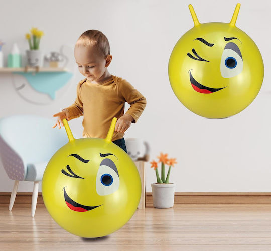Jamara Χοπ Χοπ Μπάλα Ball Eye Κίτρινο 55εκ.