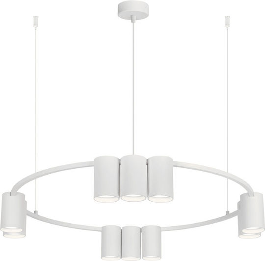 Eko Light Πολυέλαιος Κρεμαστό Φωτιστικό Λευκό 60εκ. Eko Light Πολυέλαιος Κρεμαστό Φωτιστικό Λευκό 60εκ.