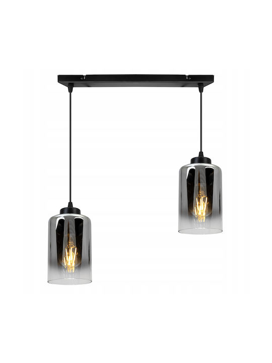 Light Home Lustră Negru cu Dulie E27