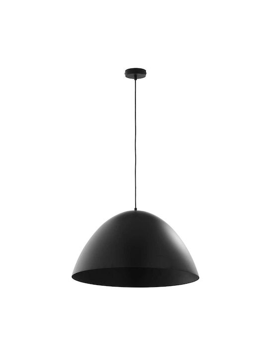 TK Lighting Faro Κρεμαστό Φωτιστικό Μαύρο Καμπάνα με Ντουί E27 50εκ.