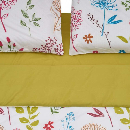 Heinner Σετ Υπέρδιπλο 4τμχ 220x240εκ. Flowers Heinner Σετ Υπέρδιπλο 4τμχ 220x240εκ. Flowers