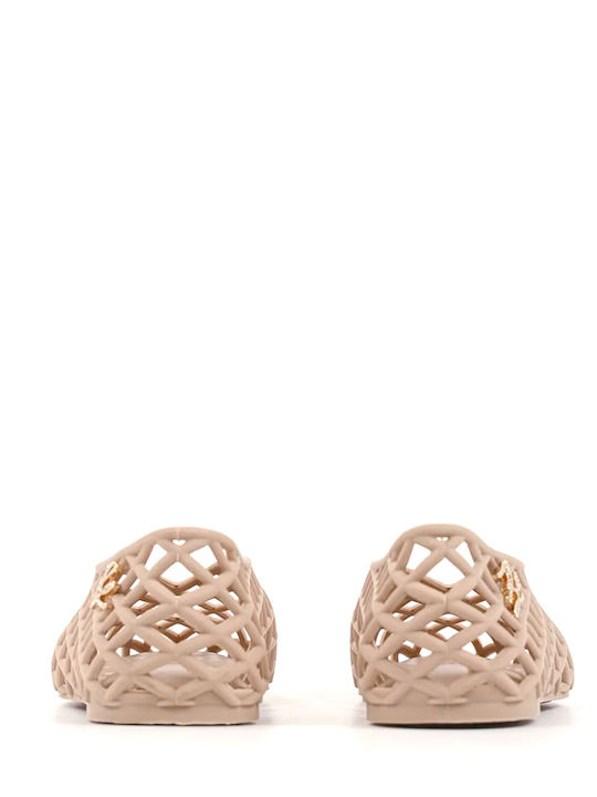 Damen Ballerinas in Beigen Farbe
