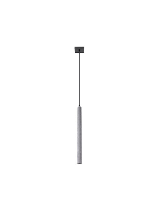 Sollux Pastelo Hängelampe Gray mit Fassung G9 8x8x120cm.