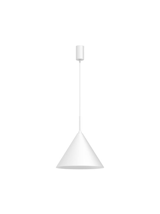 Eko Light Висящо Осветително Тяло Бял 32x32см.