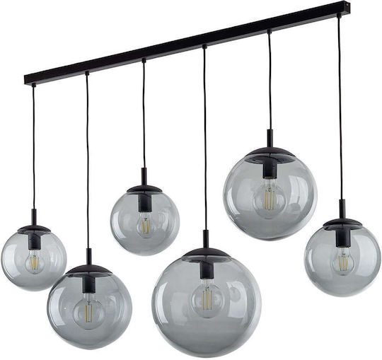 TK Lighting Висящо осветително тяло Сив 130x150см.