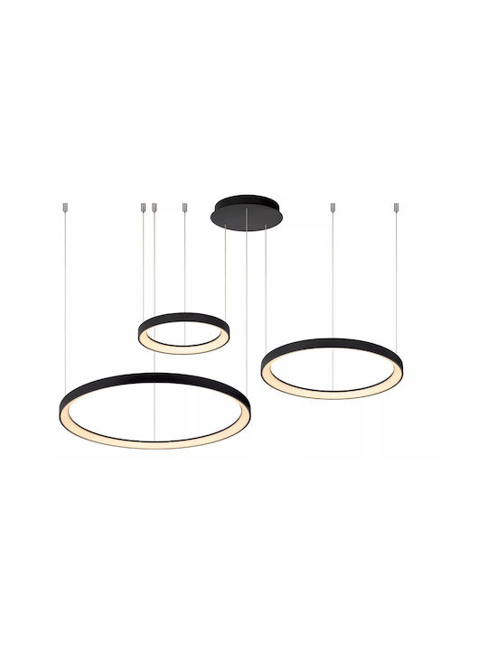 Lucide Lightning Vidal Pendant Light Black